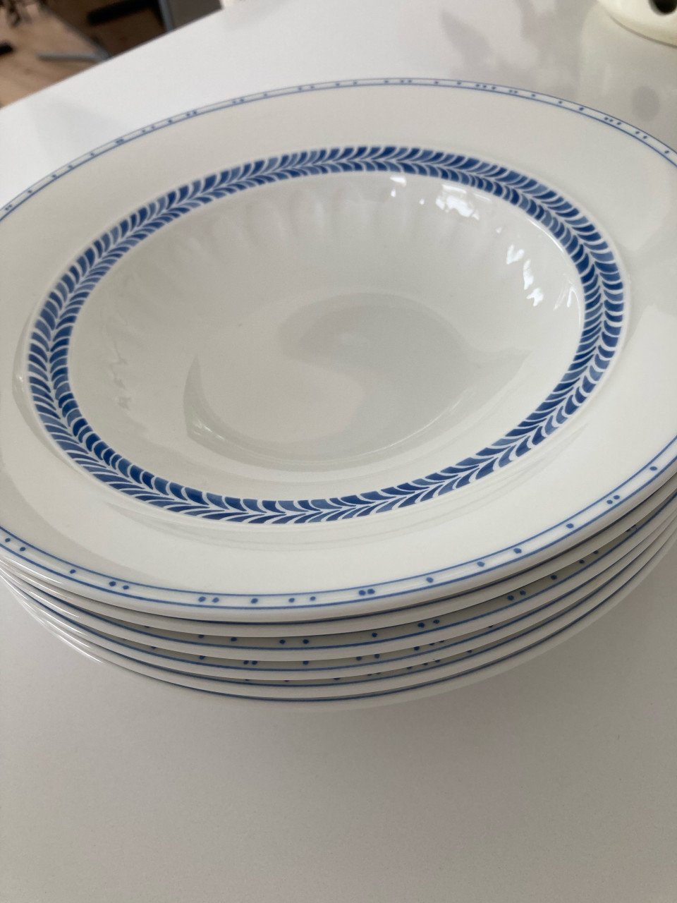 6 diepe borden Villeroy en Boch