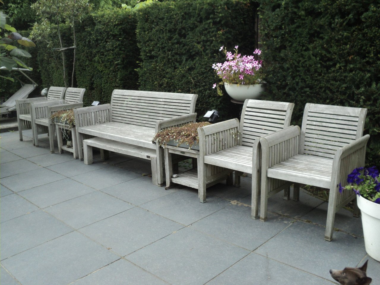Teak houten tuin set merk ALLURE