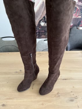 Over-de-knie laarzen, maat 38