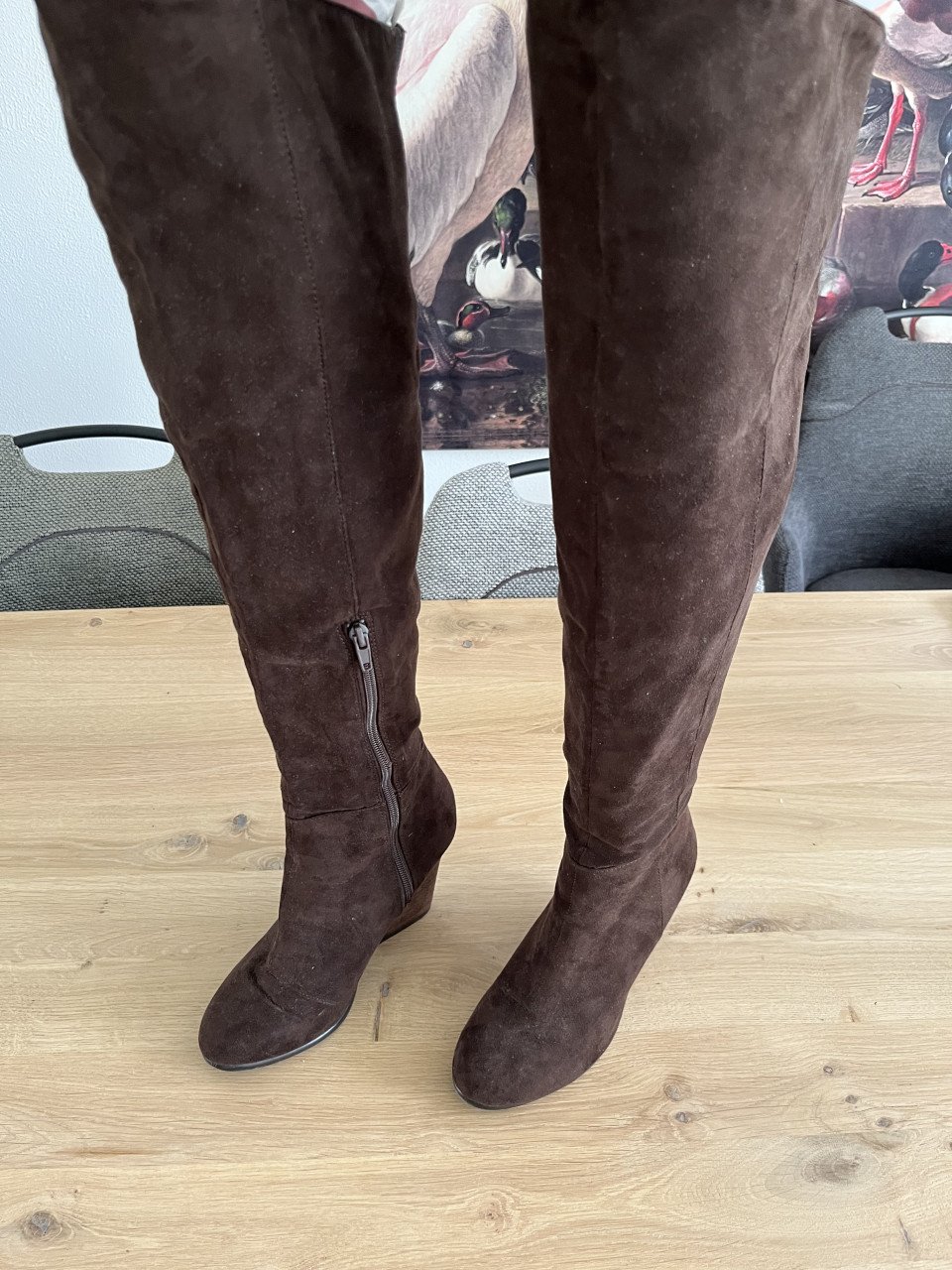Over-de-knie laarzen, maat 38
