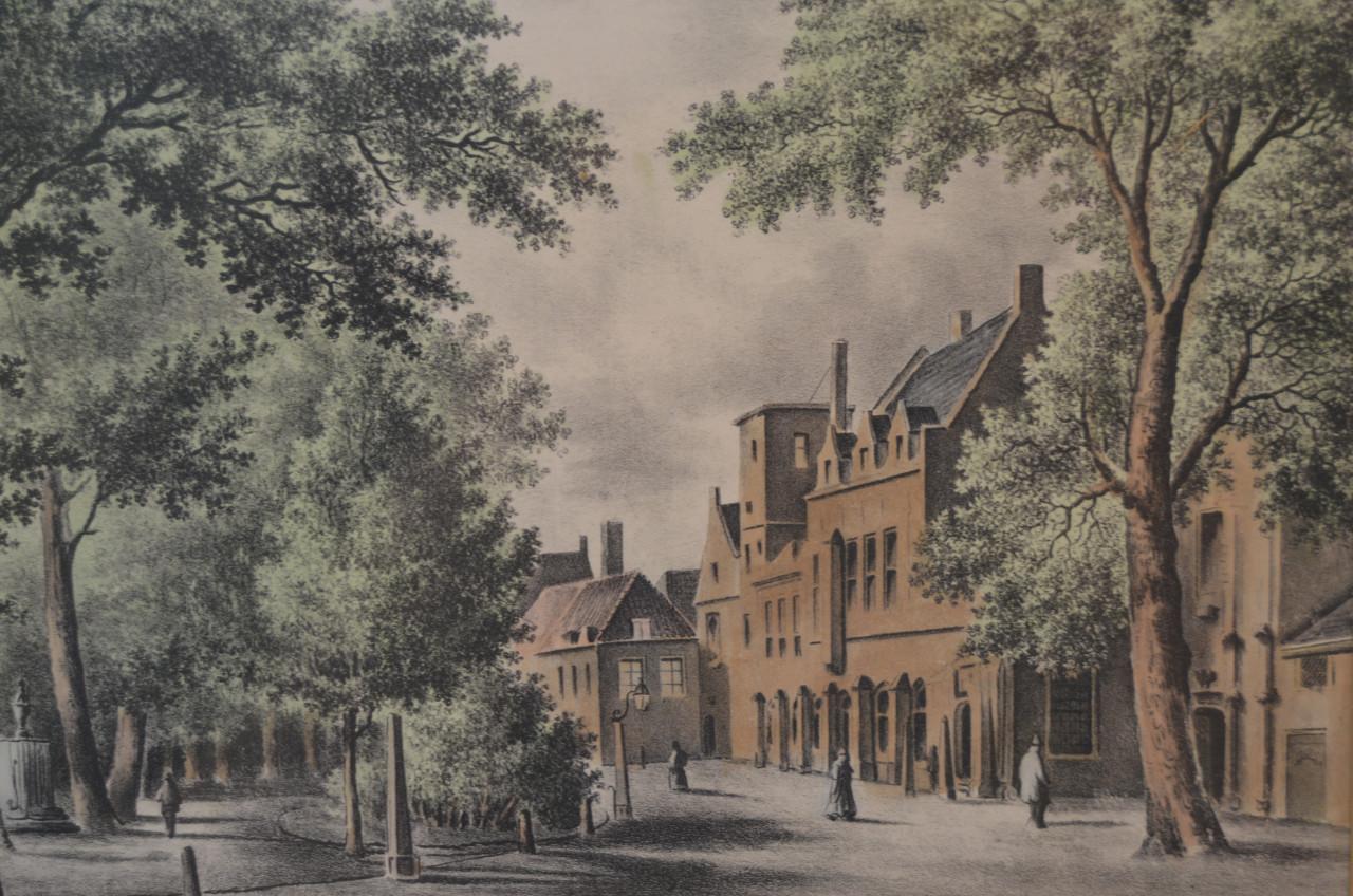 Grafiek Abdij Middelburg geen jaar, geen maker.