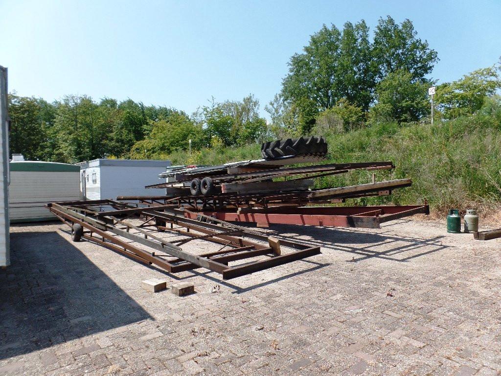 Onderstellen voor zelfbouw van chalet, tinyhouse, pipowagen div. afmetingen