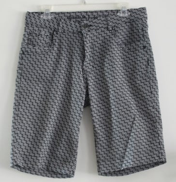 Broek zwart wit geprint maat 42