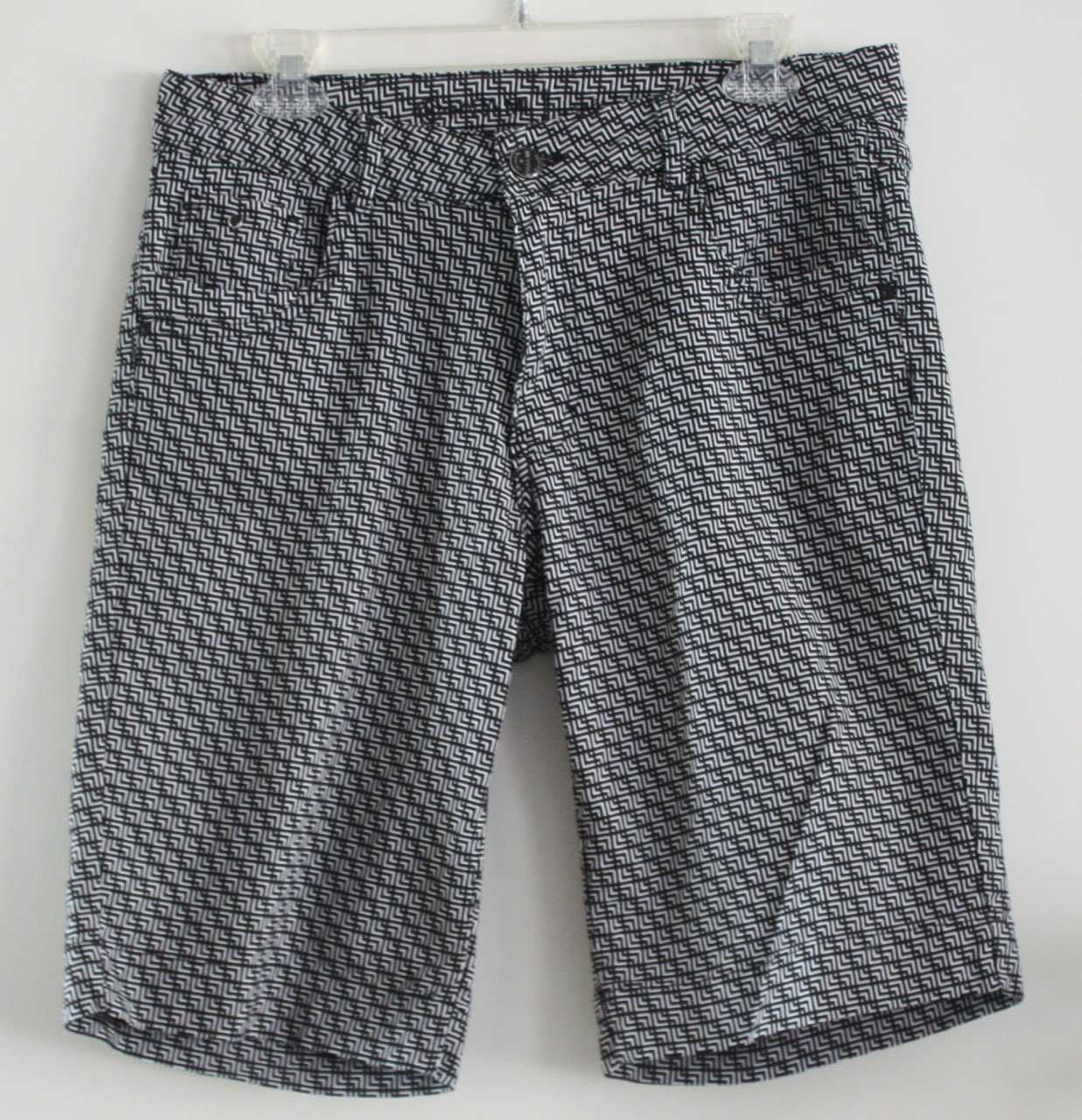 Broek zwart wit geprint maat 42