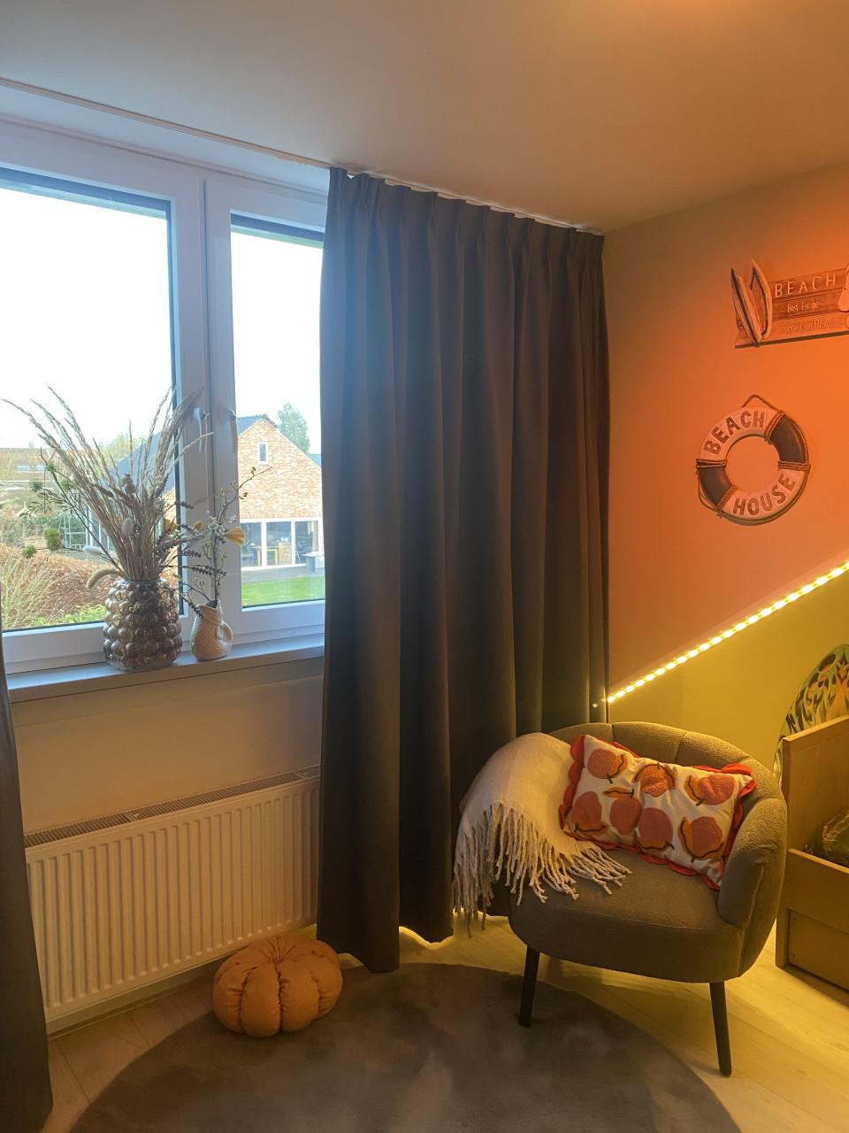 GRIJZE overgordijnen - verduisterend