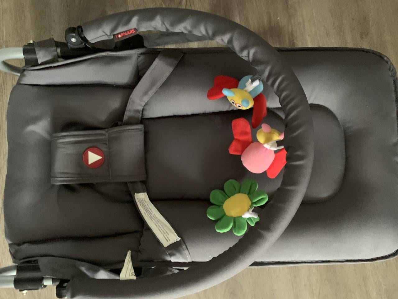 Topmark Wipstoeltje kan in lig en zit stand