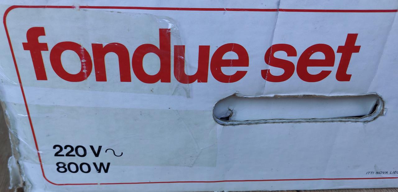 Vintage Fondue set