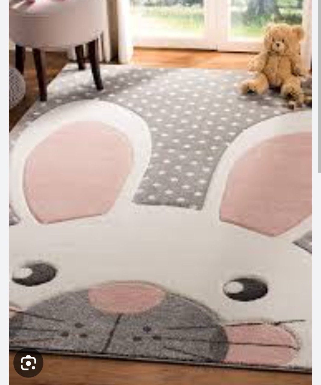 Vloerkleed konijn 120x170cm