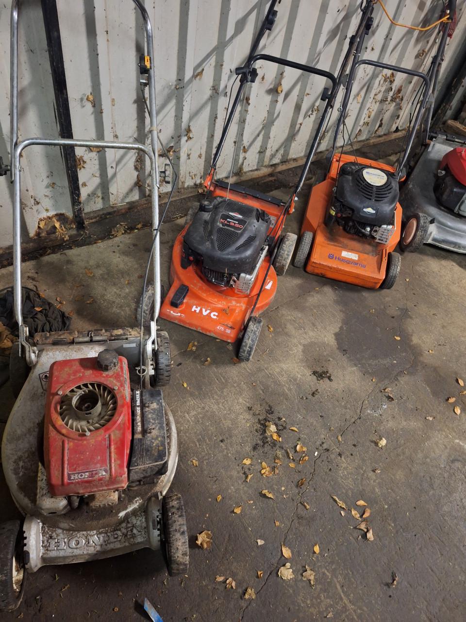 Partij grasmaaiers Honda Husqvarna HVC