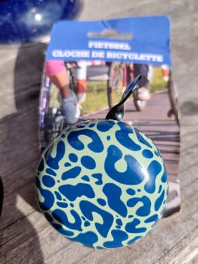 Nieuwe fietsbel blauw/mint