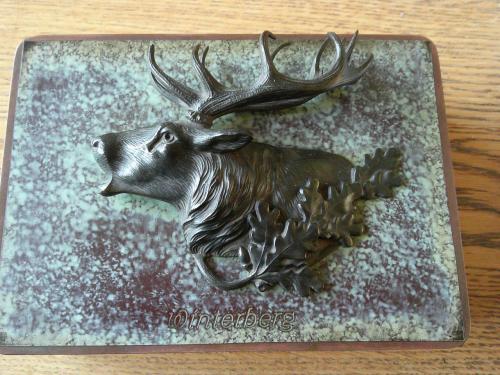 JAGERSDOOSJE MET BURLEND HERT,JAREN '30