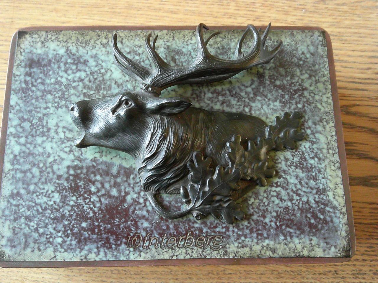 JAGERSDOOSJE MET BURLEND HERT,JAREN '30