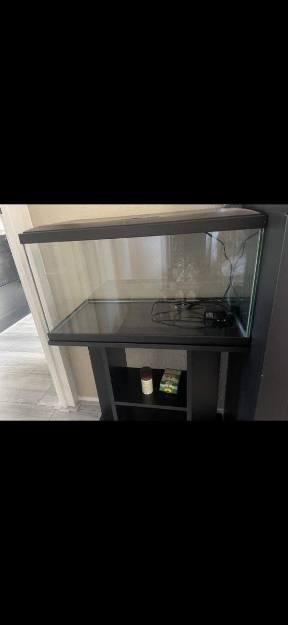 Complete aquarium set inc. Meubel en accessoires
