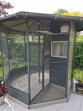 Aluminium buitenvoliere