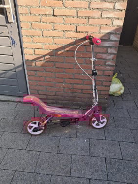 Spacescooter groot roze