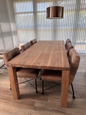 Notenhouten eettafel Bert Plantagie