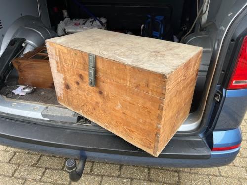 Gereedschapkist van hout