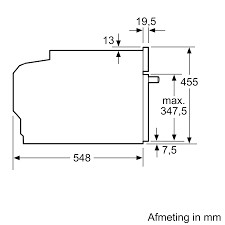 Bosch Serie 8 HBG635BS1 inbouw Elektrische oven 71 liter Roestvrijstaal A+