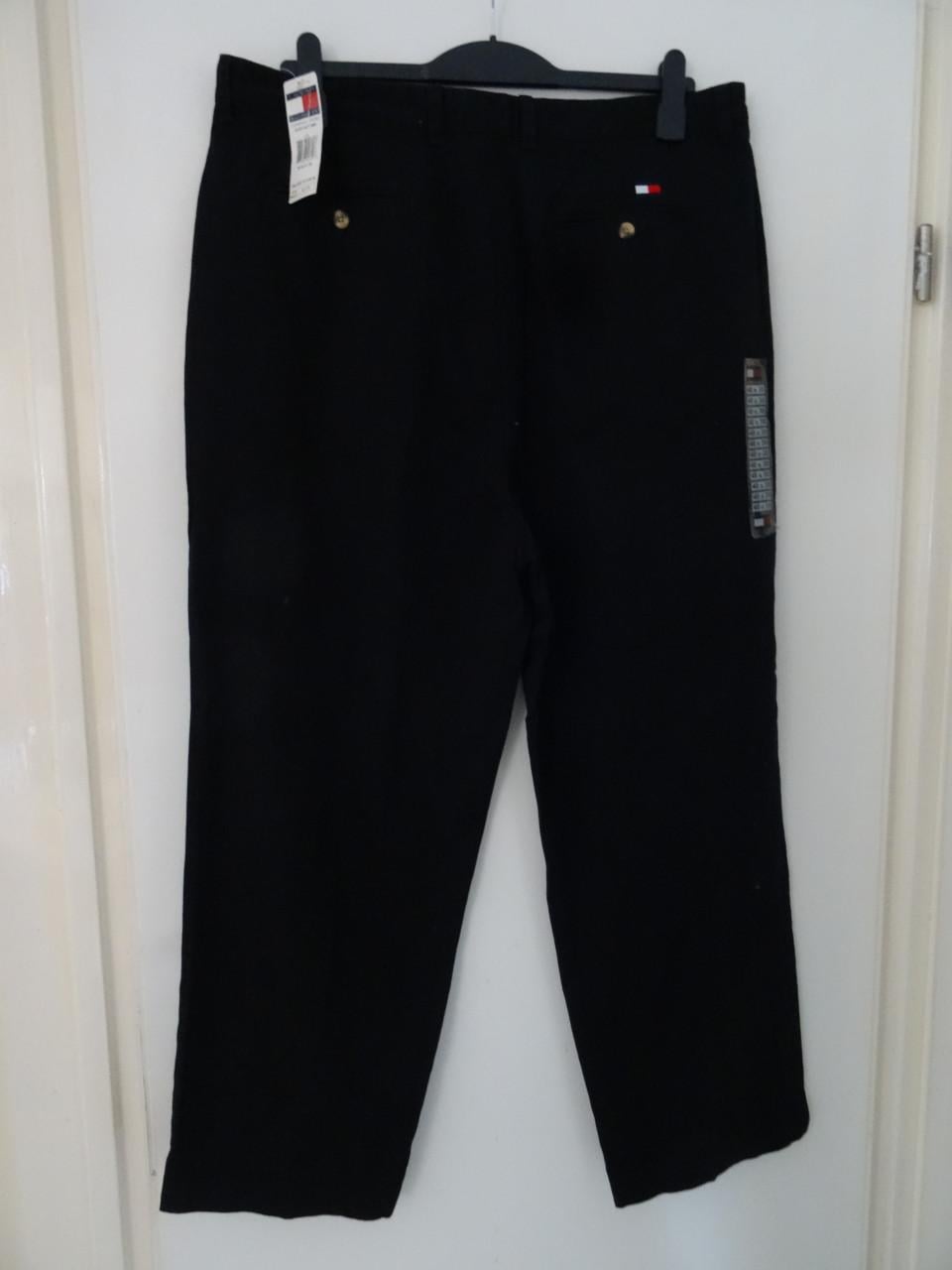 Tommy Hilfiger chino broek zwart – nieuw met kaartjes – W40 L30