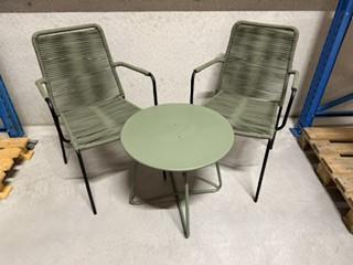 5-delige Bistroset – Groen/Olijfgroen