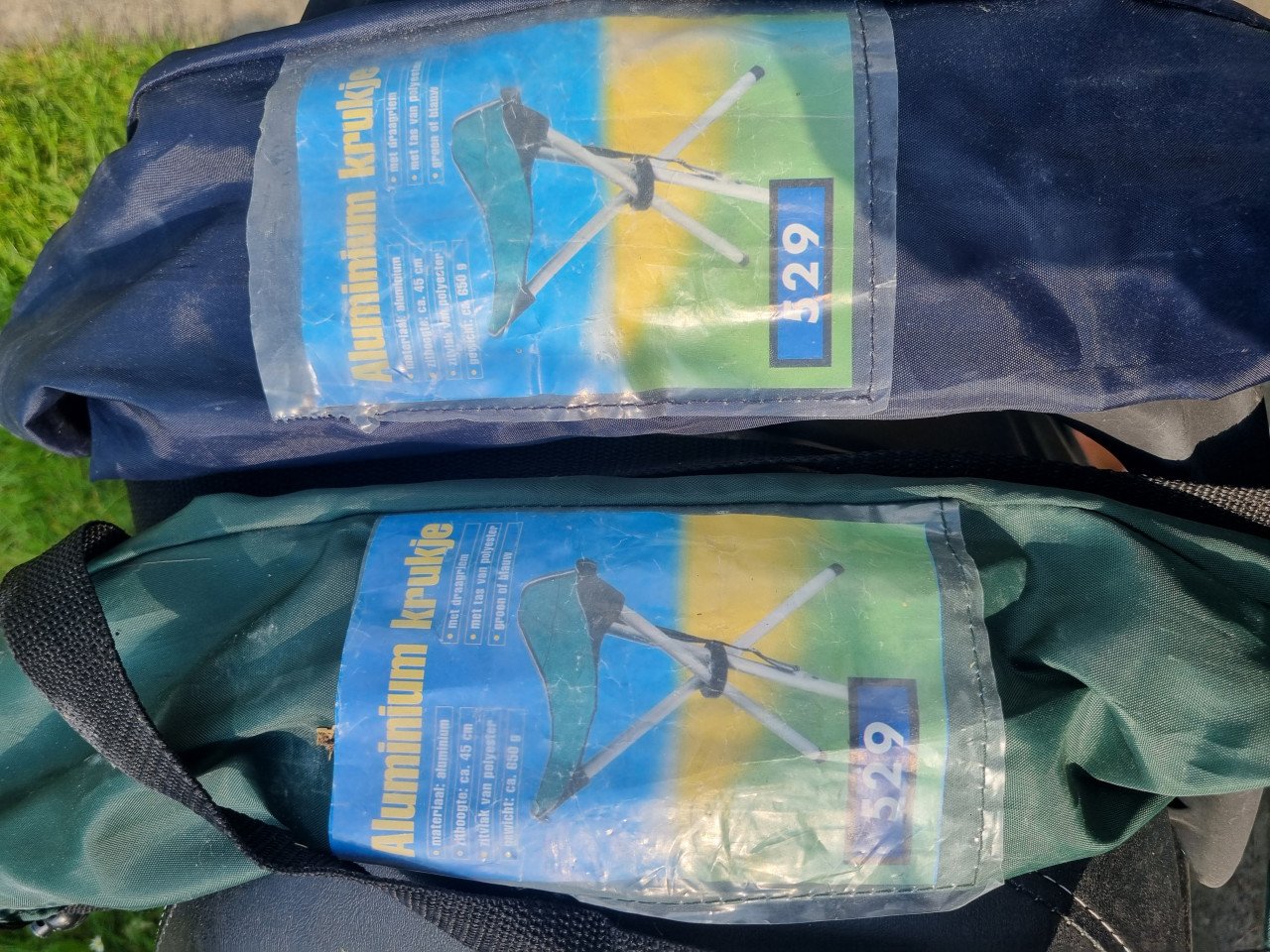 Camping/ vissers stoeltjes