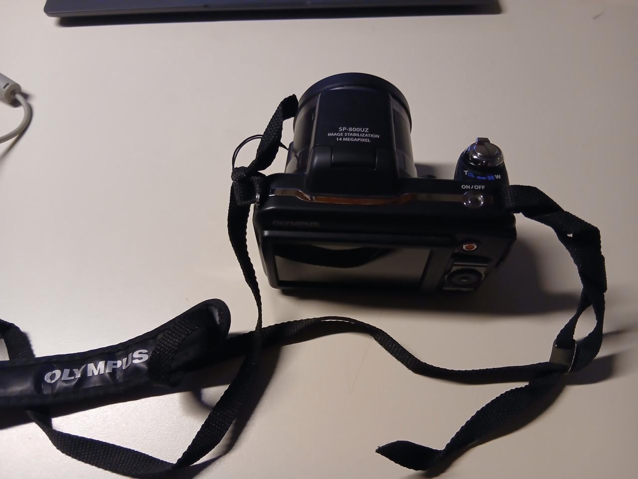 Olympus SP-800UZ – 14MP – 30x zoom –met oplaadkabel tas digitale fotocamera