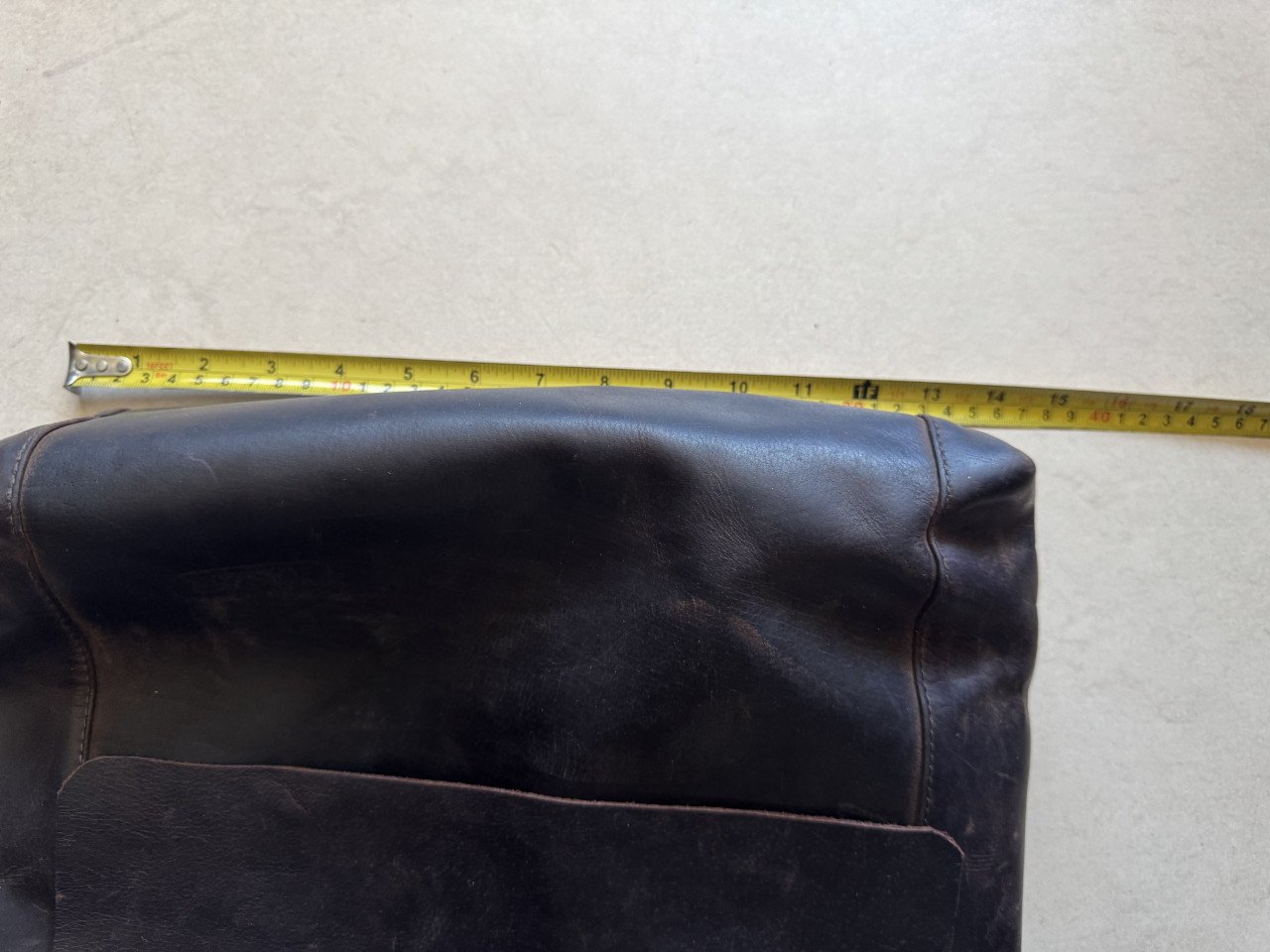 Leren tas zeer soepel in goede staat
