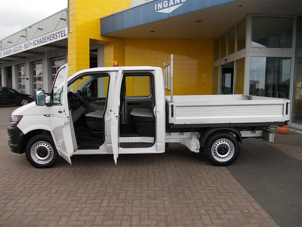 Volkswagen Transporter 2.0 tdi l2h1 dc pick-up, kipper, open laadbak