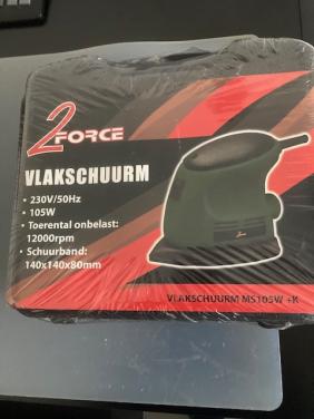 VLAKSCHUURMACHINE. ( NIEUW )