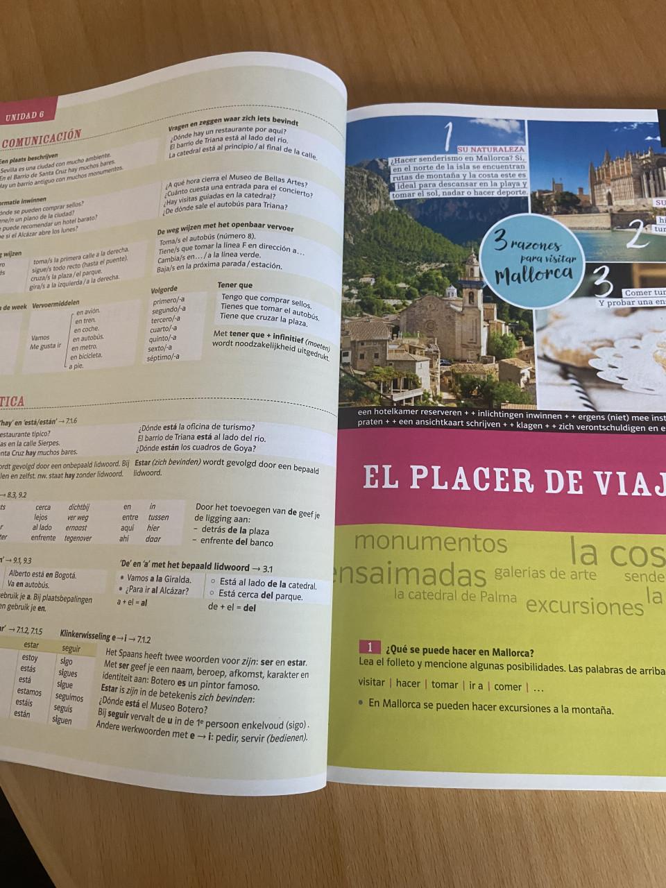 Spaans tekstboek Con Gusto deel 1