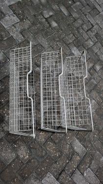 3 Metalen Draadmanden
