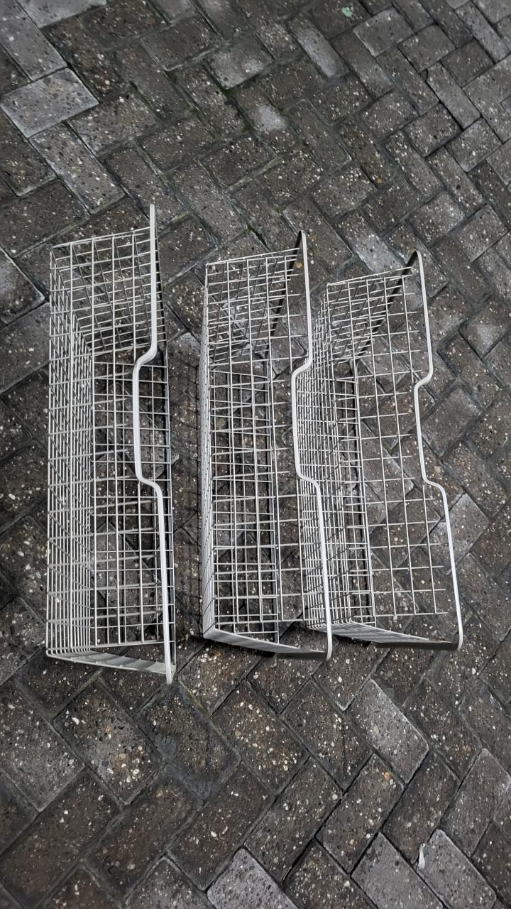 3 Metalen Draadmanden