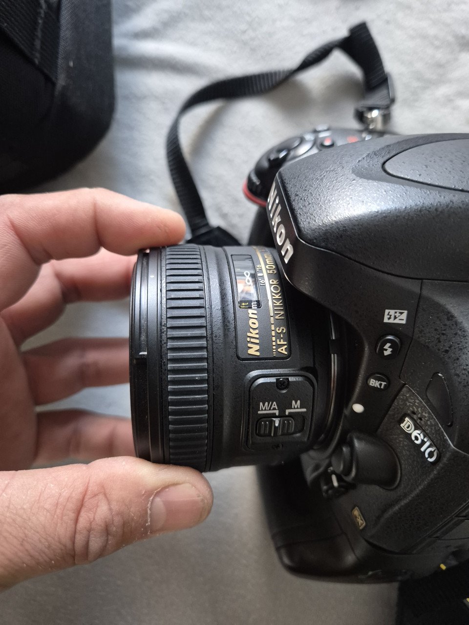 Nikon d610 met 50mm 1.8mm nikkor