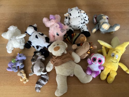 Pakket met 12 knuffels igs