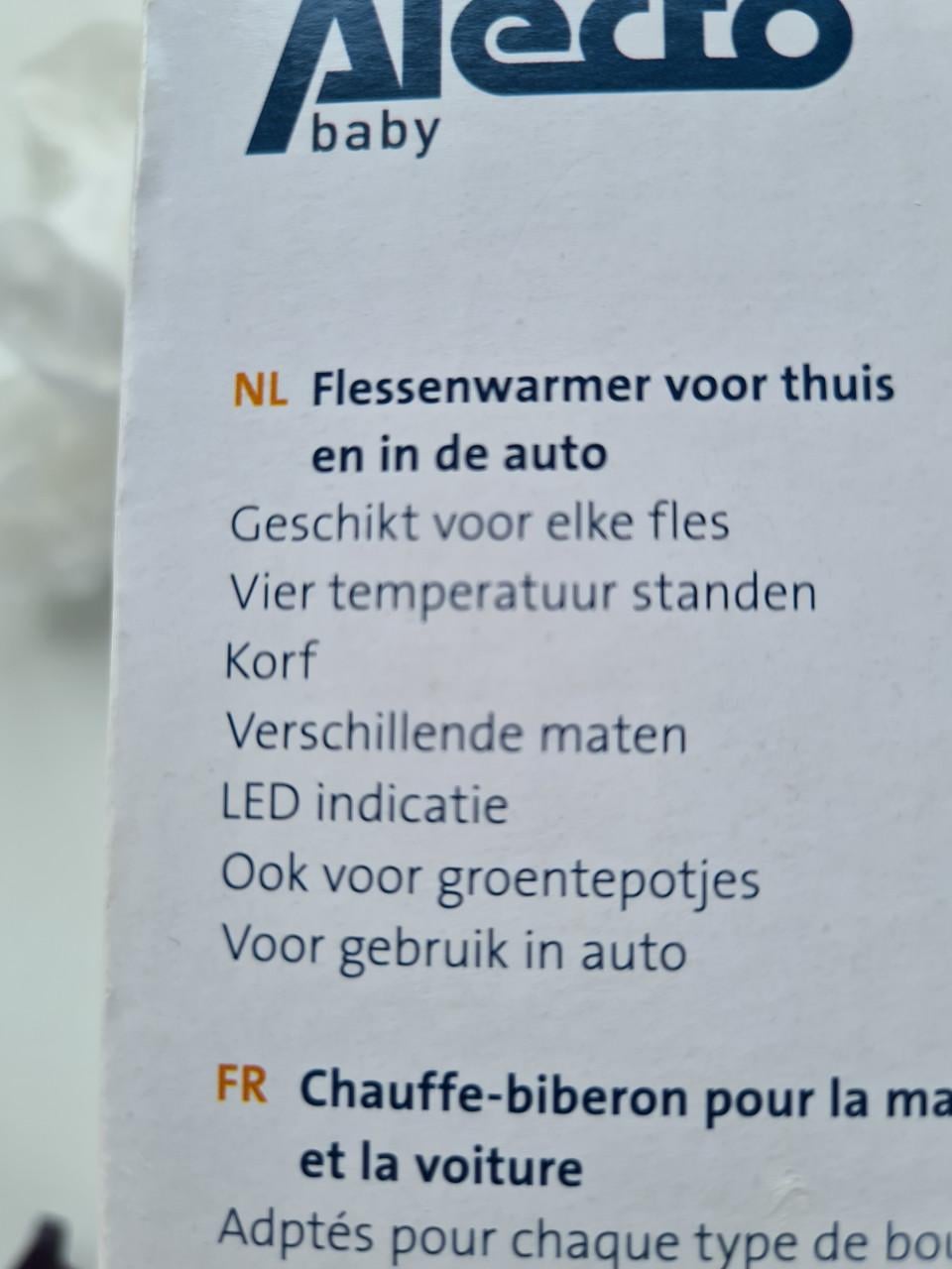 Alecto BW-80 flessen- en babyvoedingverwarmer.