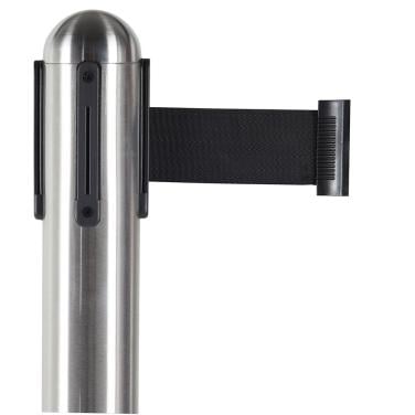 Afzetpalen met touw of trekband