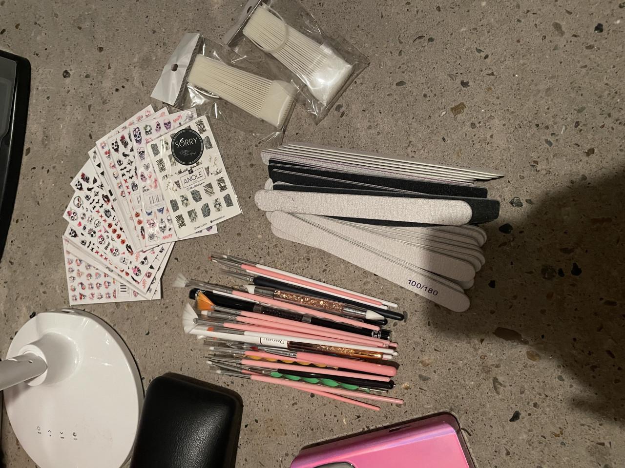 Nagelkoffer + inhoud