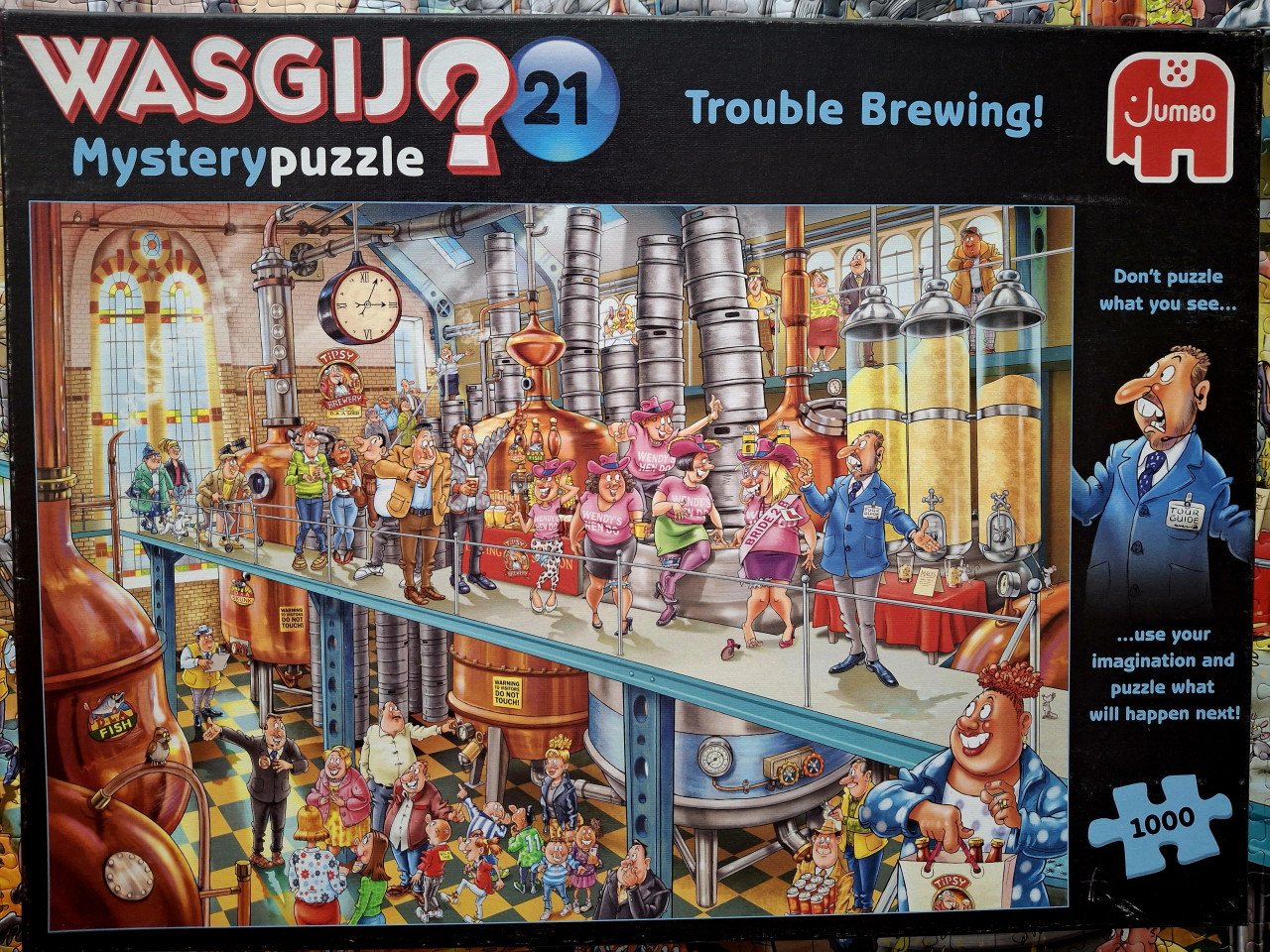 Wasgij 🧩: Mystery 21, Trouble Brewing!