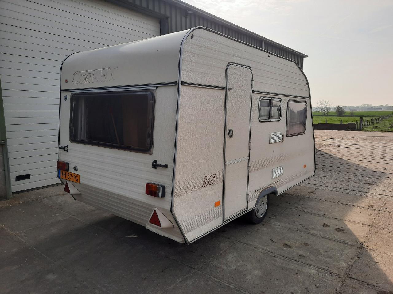 🌟 Home-Car Confort 36 – compacte caravan met voortent (nieuwstaat) 🌟