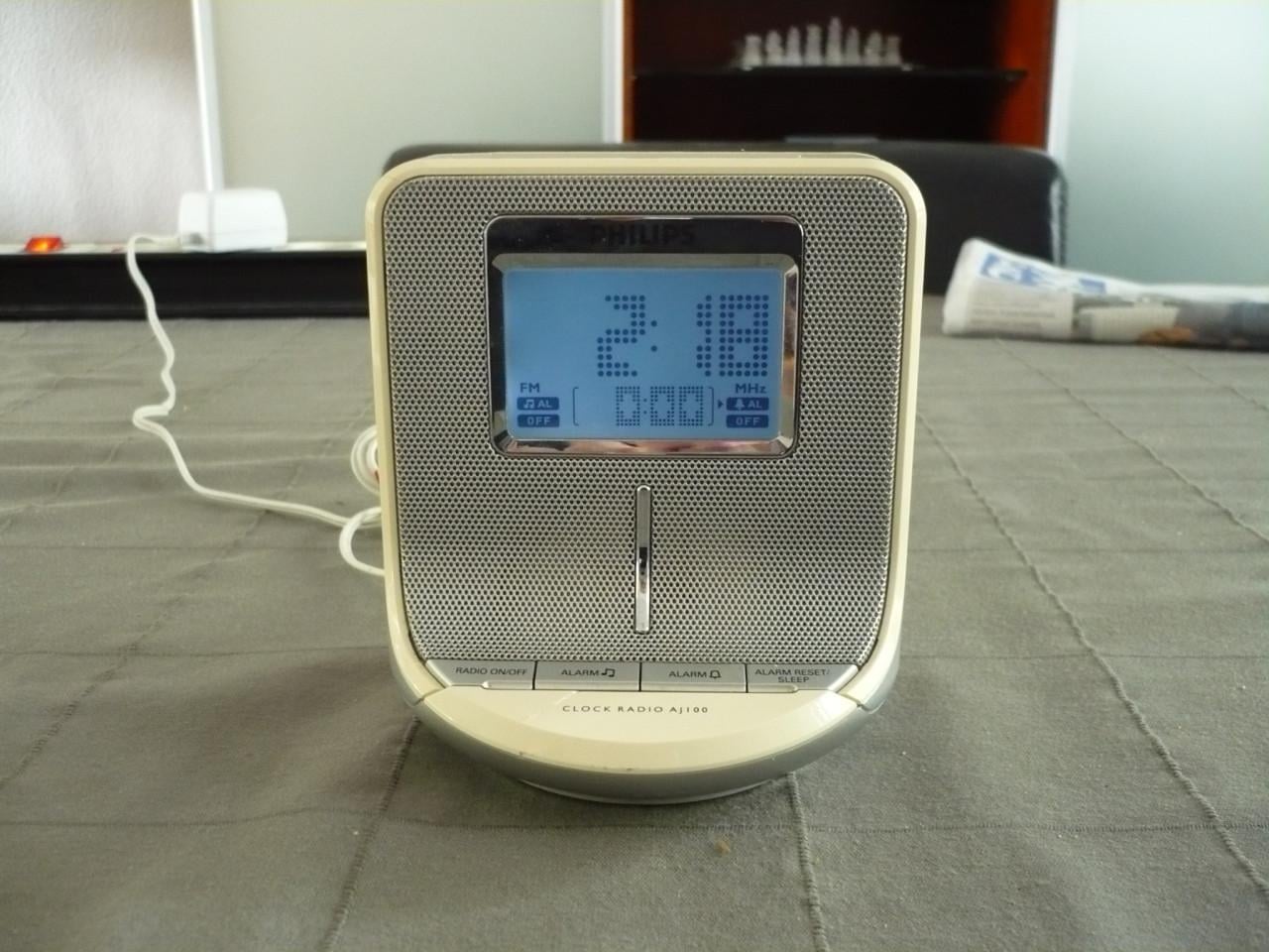 Vintage Philips klokradio-goed werkend