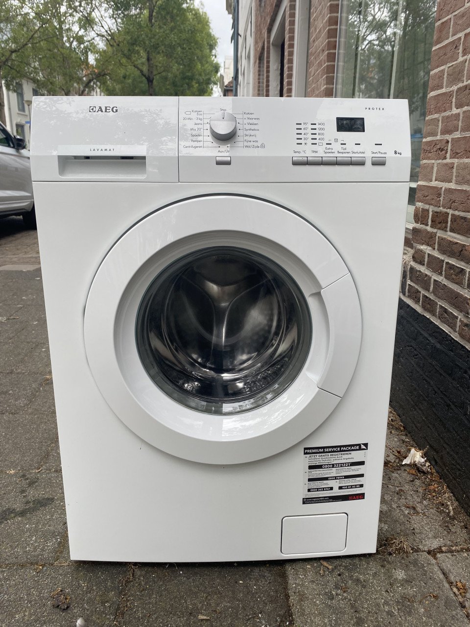 Wasmachine AEG en Bosch droger