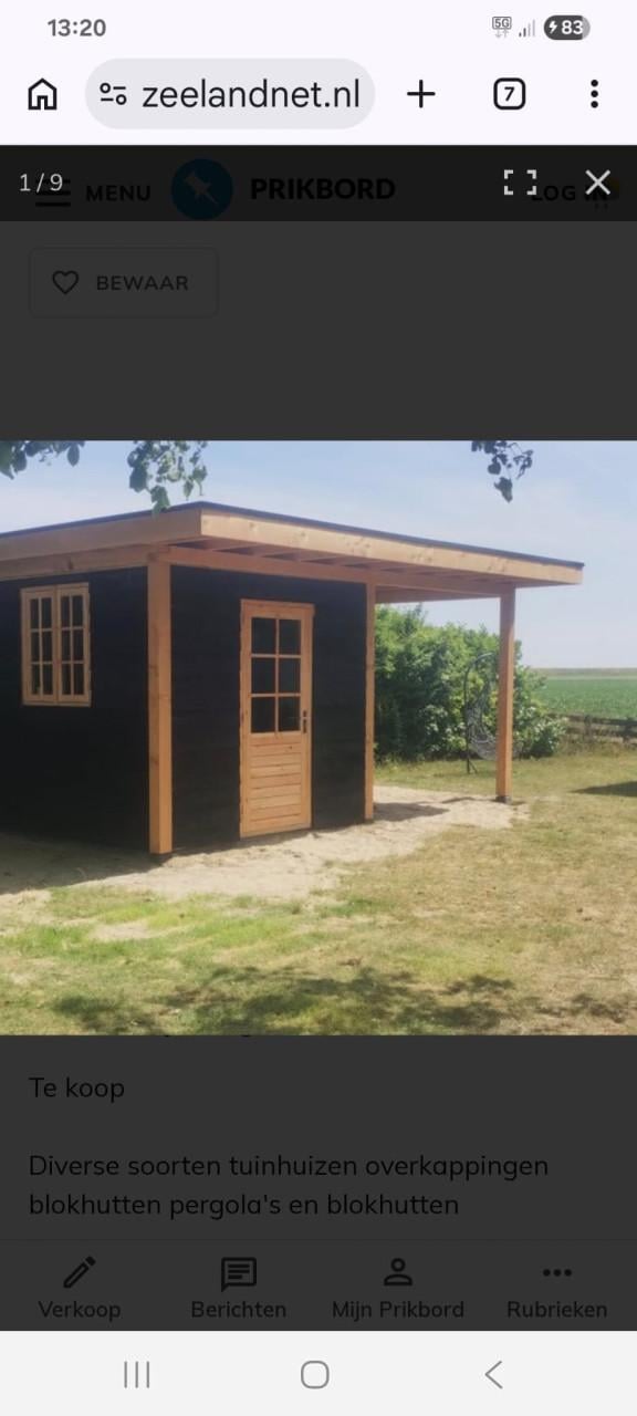 Tuinkamers tuinhuizen overkappingen en meer!!!