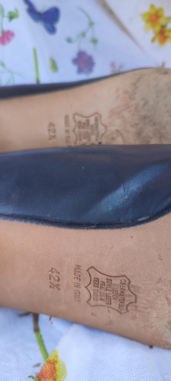 Dames Miss Lady leren pumps maat 42.5, weinig gedragen, bruin