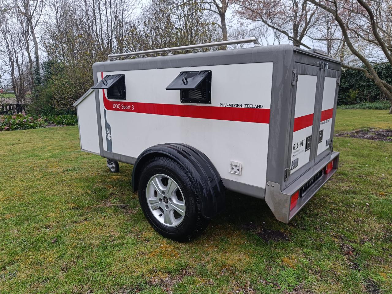 Hondenaanhanger 3 vaks (GLAWELL)