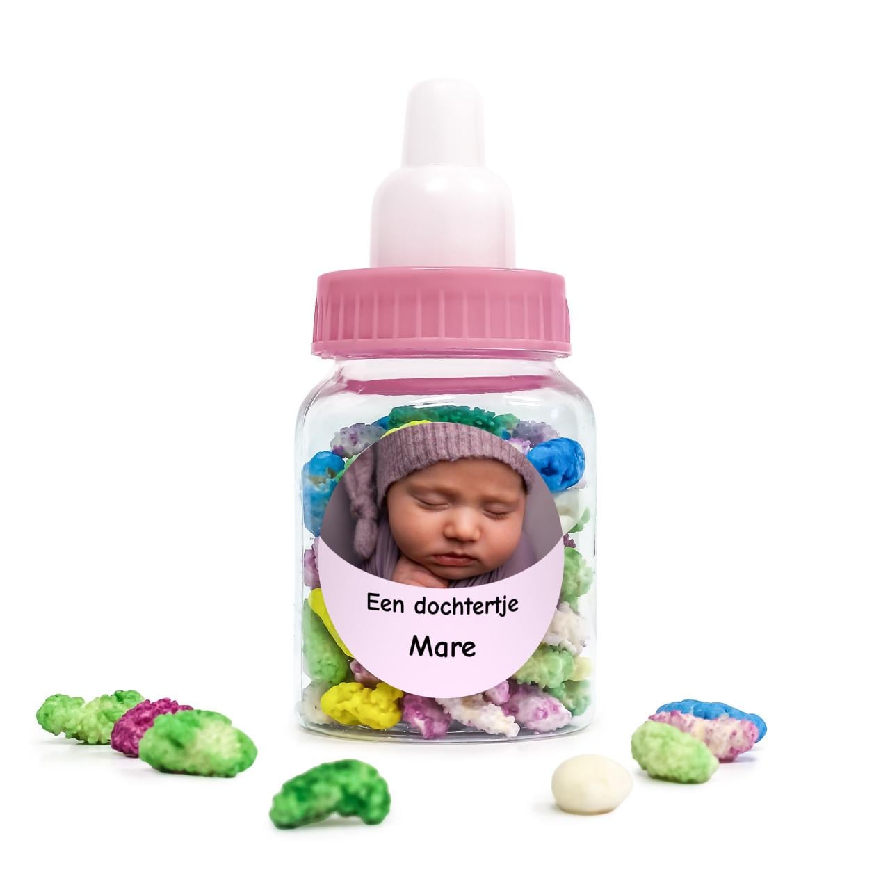 Kraamfeest bedankjes - papflesjes