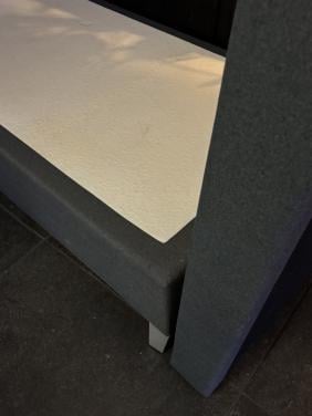 Boxspring 1 pers. Grijs