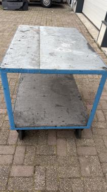 Transportwagen magazijnwagen werkbank