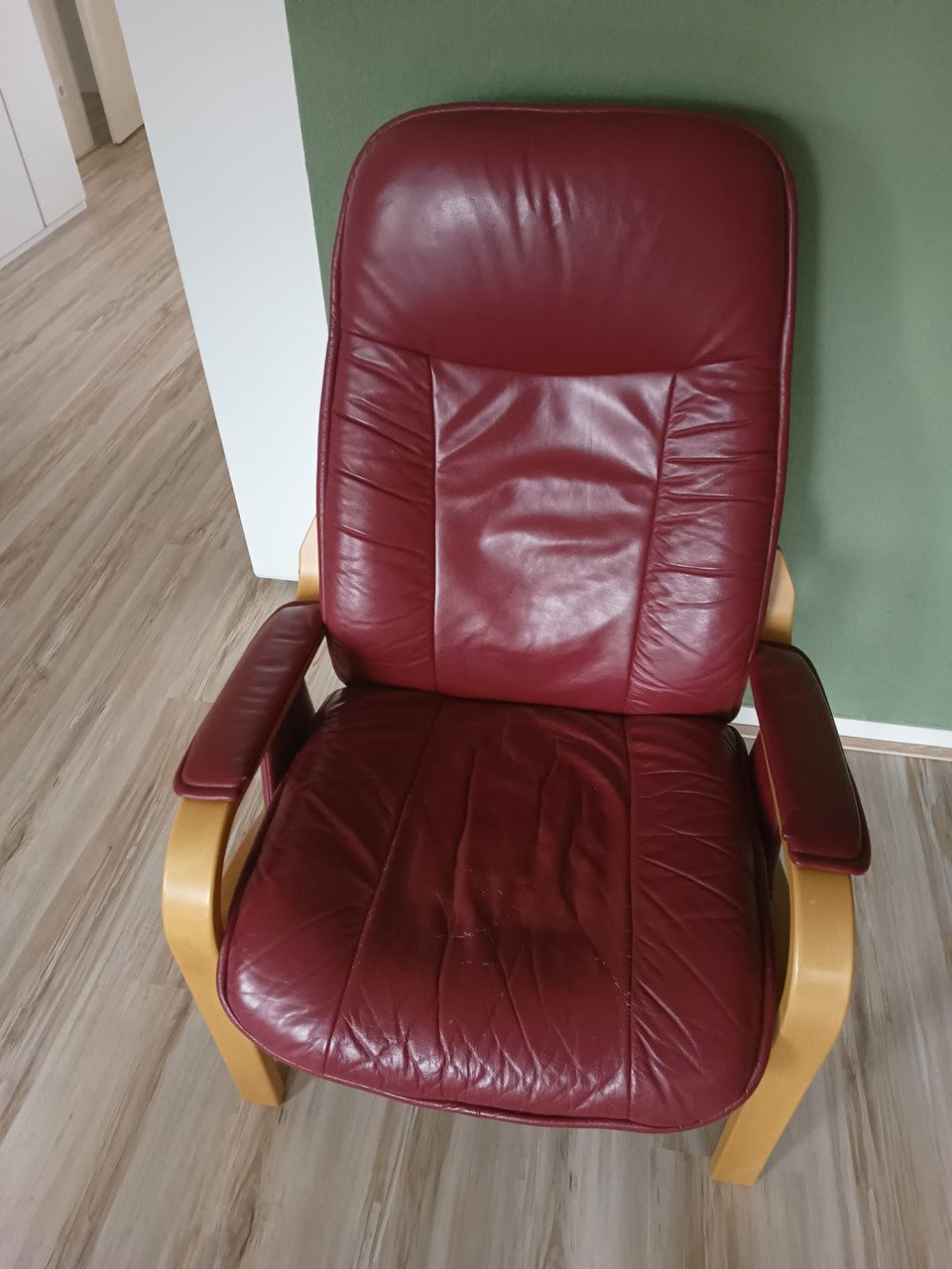 Luxe leren stoel