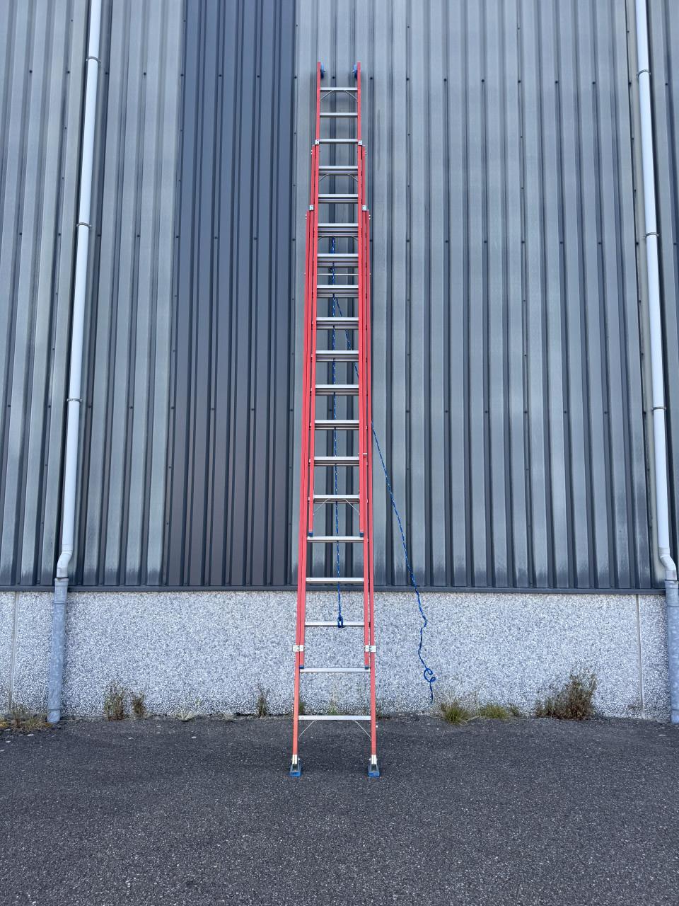 Ladder 2x10 sport kunststof NIEUW