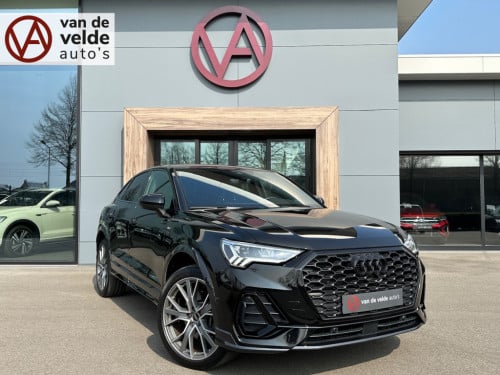 Audi Q3 sportback 45 tfsi e s-line | zwart optiek | camera | keyless | adap